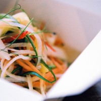 Pickled papaya salad