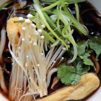 Mushroom Broth + Fried Tofu + Udon Noodles
